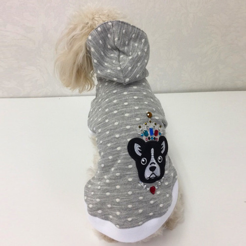 トップス パーカー フード付き Tシャツ クラウン パンダ ドッグ