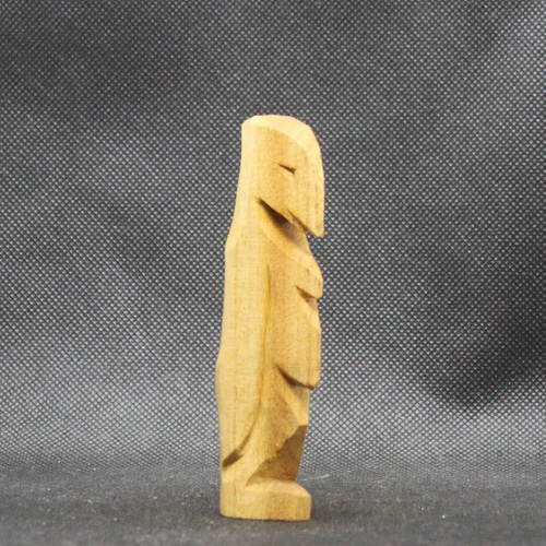 仏像 円空仏 木端仏3体（10/15/8cm 無着色 kp3201） 彫刻 円空工房