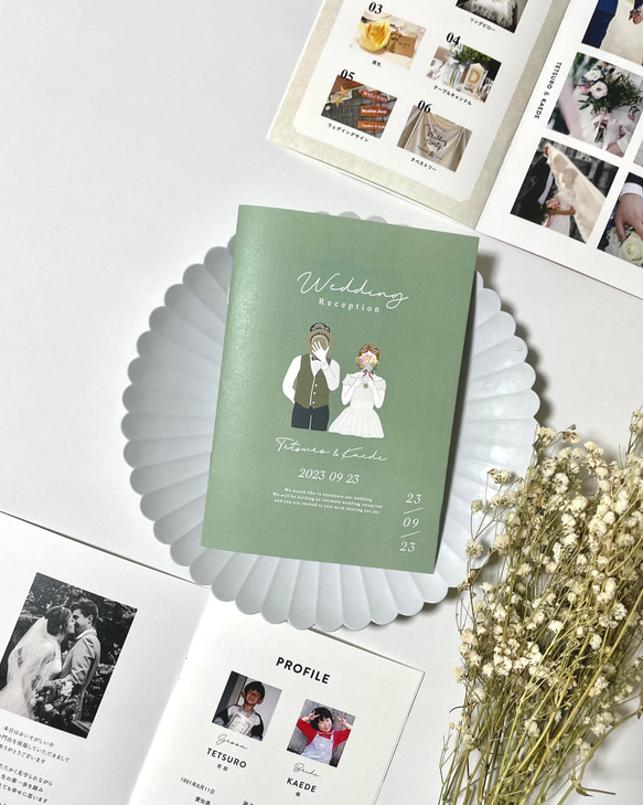 （モノクロ）プロフィールカード　プロフィールブック　メニュー表 モノクロ）プロフィールカード プロフィールブック メニュー表