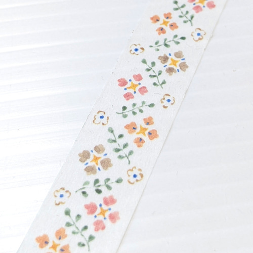 マスキングテープ なかうちわか／floral pattern ai-206