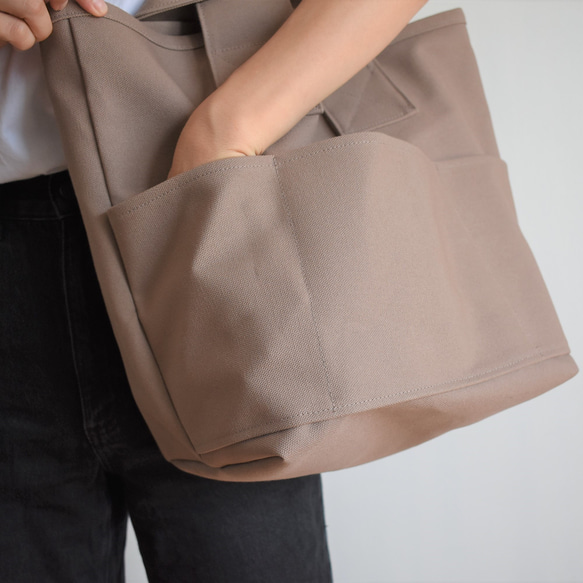 CLOUCHY SHOULDER BAG（マットブラウン） 12枚目の画像