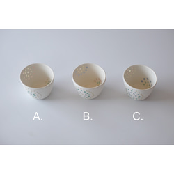 &lt;季節性限定&gt; Abuku mini cup 花火蕎麥麵 choko 杯/燭台 彩色釉 第4張的照片