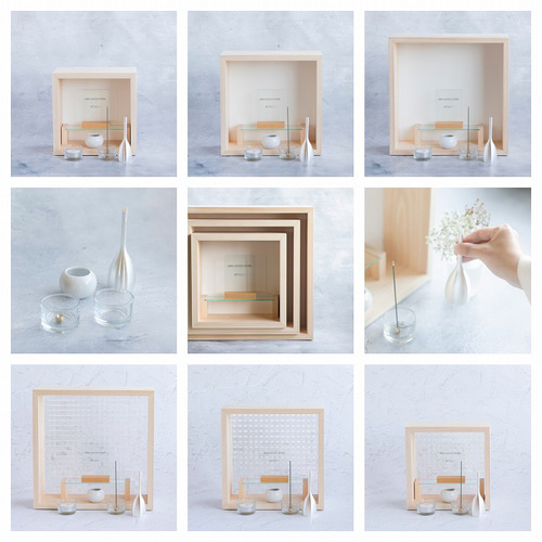 コンパクト 仏壇と仏具セット その他家具 kirin-wood 通販