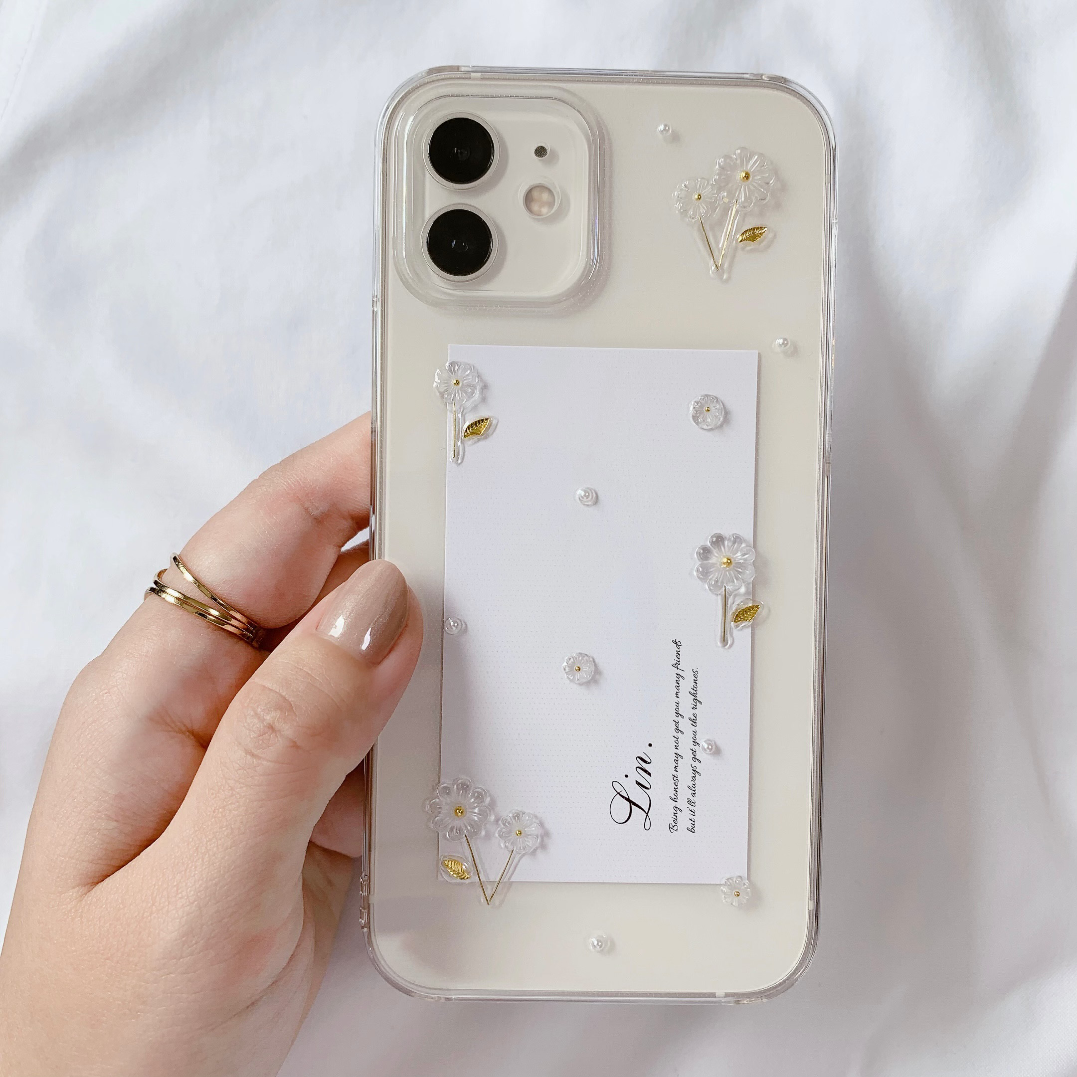 Mardi Mercredi フラワーDots iPhoneケース MagSafe インパクト