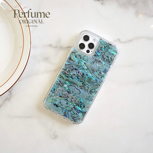 キラキラ天然シェル✨アバロンシェル ブルー 青色 貝殻 オリジナル