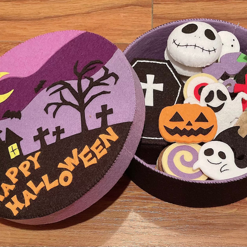 ハンドメイド　オーダー受付ページ　　♡ハロウィンパネル　クッキーわんこ♡ ハンドメイド オーダー受付ページ ♡ハロウィンパネル クッキー