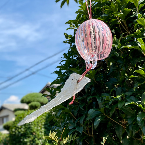 ☆ 風鈴　さま　専用　☆ テレビで紹介 》梵鐘風鈴 (銀色) 梵鐘 風鈴 ふうりん 鈴 鐘 伝統