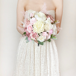 ユイ様【オーダーメイド】ウェディングブーケ&ブトニアセット ブーケ