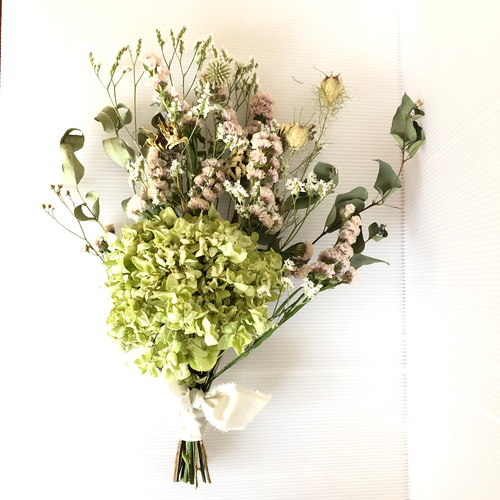 ドライフラワー紫陽花（プリンセス.アン）スワッグ スワッグ