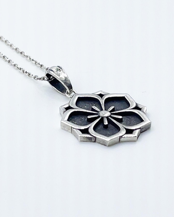 桔梗ペンダントM(Balloon Flower Pendant  M) 2枚目の画像