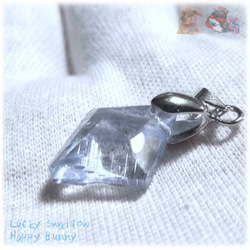 ◆ マダガスカル産 セレスタイト ファセットカット ルース ペンダント 天青石 celestite No.5201 5枚目の画像