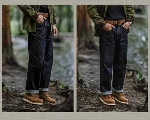 オンスノンウォッシュセルビッチ デニムパンツ◇ジーンズ ジーパン 赤