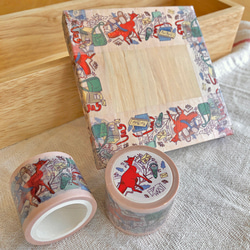 [ FOX WISH ] Washi tape / Japanese paper washi tape 2枚目の画像