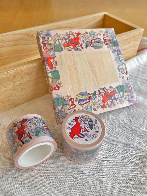 [ FOX WISH ] Washi tape / Japanese paper washi tape 2枚目の画像