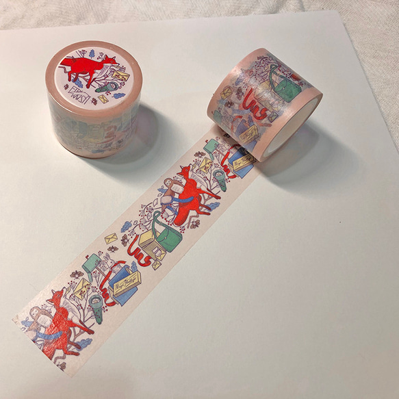 [ FOX WISH ] Washi tape / Japanese paper washi tape 3枚目の画像