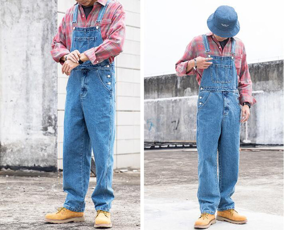 サロペット ジーンズ デニムパンツ オーバーオール つなぎ