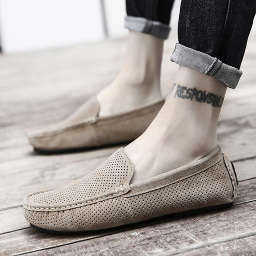 ローファー スリッポン スエード メッシュ 新品/メンズ スニーカー