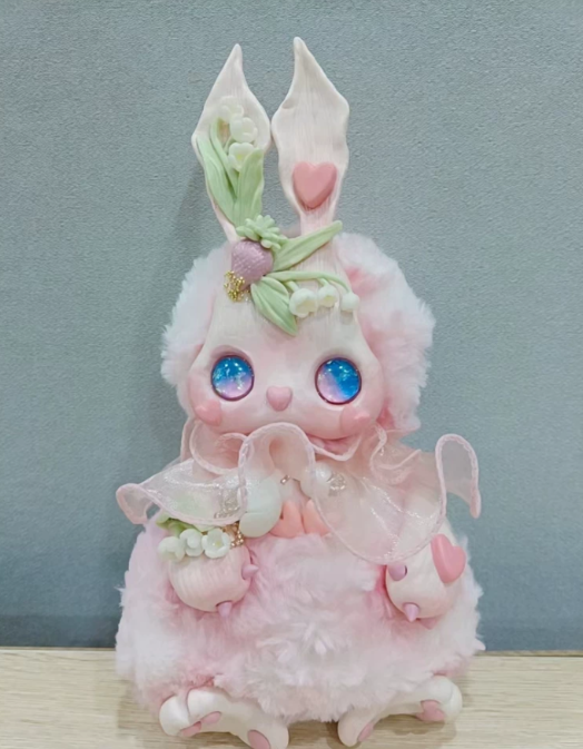 ぬいぐるみ✽ハンドメイド アートドール 幻獣 ぬいぐるみ 兎兎 ぬいぐるみ✽ハンドメイド アートドール 幻獣 ぬいぐるみ 兎兎