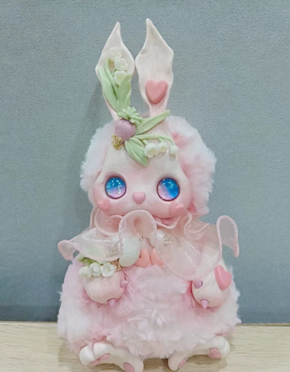 ぬいぐるみ✽ハンドメイド アートドール 幻獣 ぬいぐるみ 兎兎