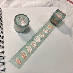 [Messenger owl] Washi tape / Japanese paper washi tape 2枚目の画像