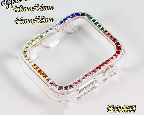 Apple キーリング レインボー Apple キーリング レインボー Rainbow Apple AirTag Holder