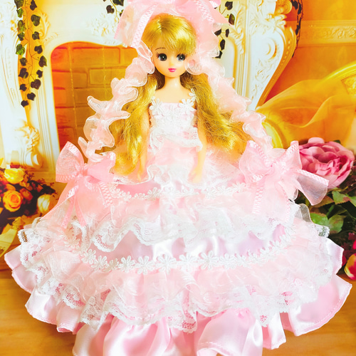 リカちゃん ドレス ドールドレス 人形服 手作り licca ハンドメイド