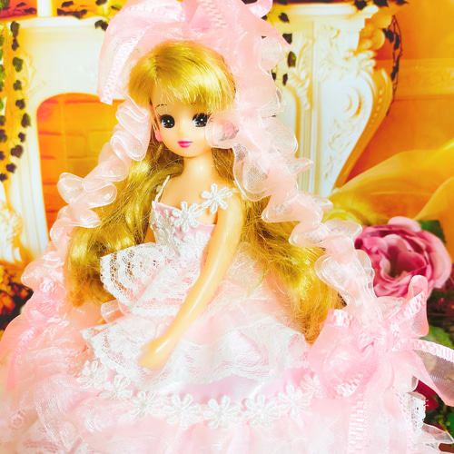 リカちゃん ドレス ドールドレス 人形服 手作り licca ハンドメイド