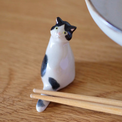 飾れる猫さんの箸置き 1枚目の画像