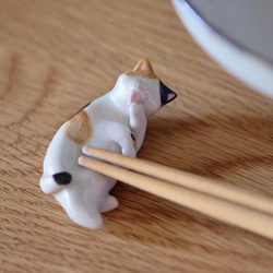 飾れる猫さんの箸置き 1枚目の画像