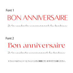 【名入れ可】 ハッピーバースデー プレート フレンチ french 誕生日 記念写真 3枚目の画像