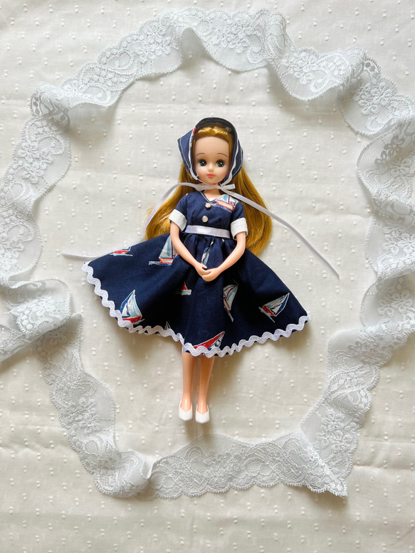 リカちゃん ブライス アウトフィット ～マリンワンピース～ リカちゃん ブライス アウトフィット ～マリンワンピース～ リカちゃん