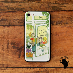 智慧型手機殼 iPhone 13 mini iphone13 Pro Max 強化玻璃植物圖案花朵 第1張的照片
