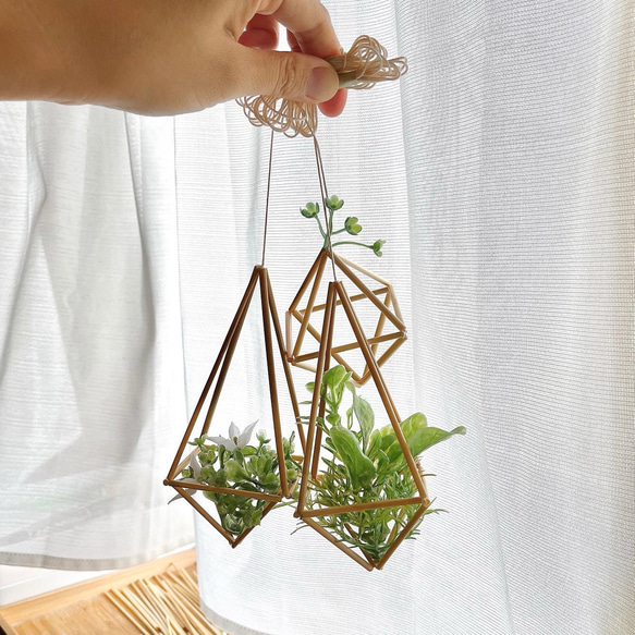 フェイクグリーン付きヒンメリ3点セット　 10枚目の画像