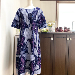 着物　浴衣　絞り生地　一反　ブルー系　ワンピース　トップス　ハンドメイド 楽天市場】ワンピース トップス プルオーバー シャツ 花柄 和柄