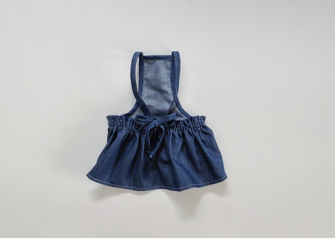 ◇犬服◇ サロペットスカート(ライトデニム) ペット服・アクセサリー