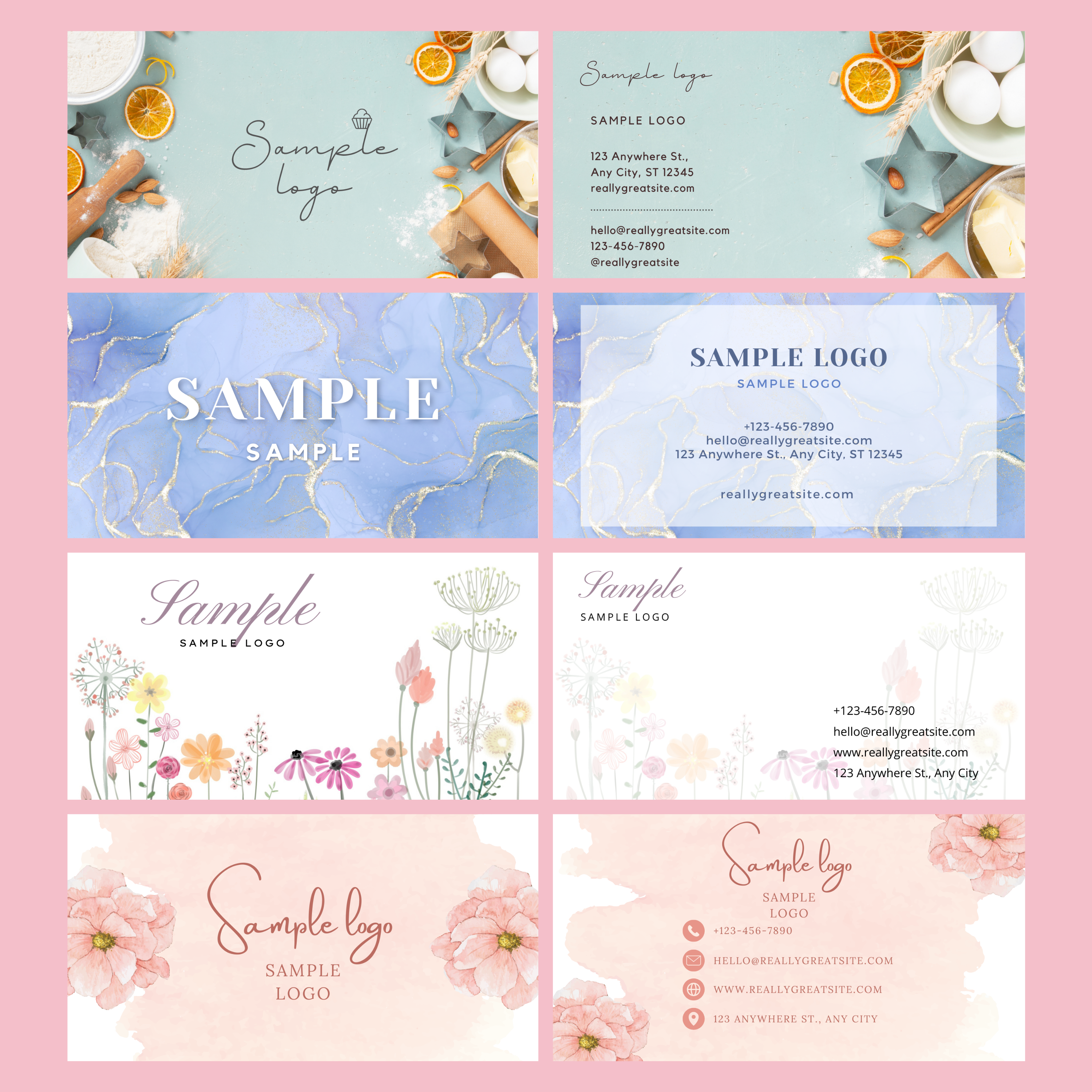 個性的な名刺ショップカードアクセサリー台紙ポイントカード【XX7-12