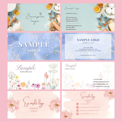 【MU-6】＊アクセサリー台紙　＊名刺　＊ショップカード　etc… 名刺 ショップカード アクセサリー台紙 ポストカード Spring 8