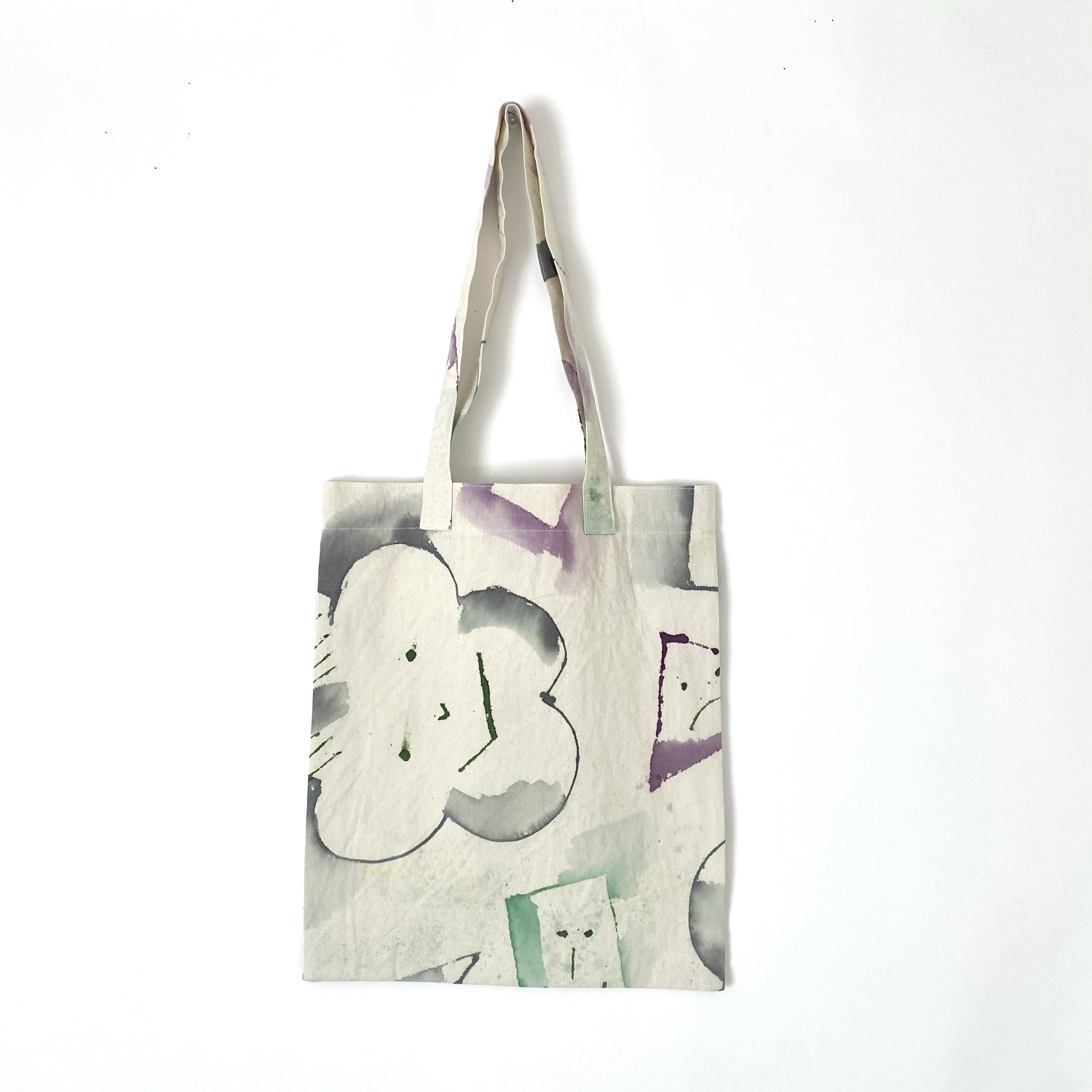 手染めのトートバッグ 『face』