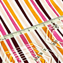 Michael Miller 110cm x 50cm Narrow Path Stripes/Pink 4枚目の画像