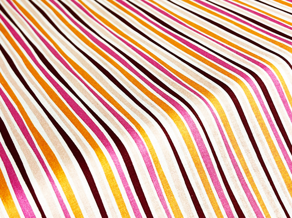 Michael Miller 110cm x 50cm Narrow Path Stripes/Pink 3枚目の画像