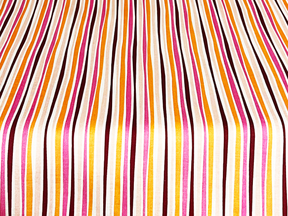 Michael Miller 110cm x 50cm Narrow Path Stripes/Pink 1枚目の画像