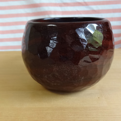 縞紫檀の一木彫りコーヒーカップ 9枚目の画像