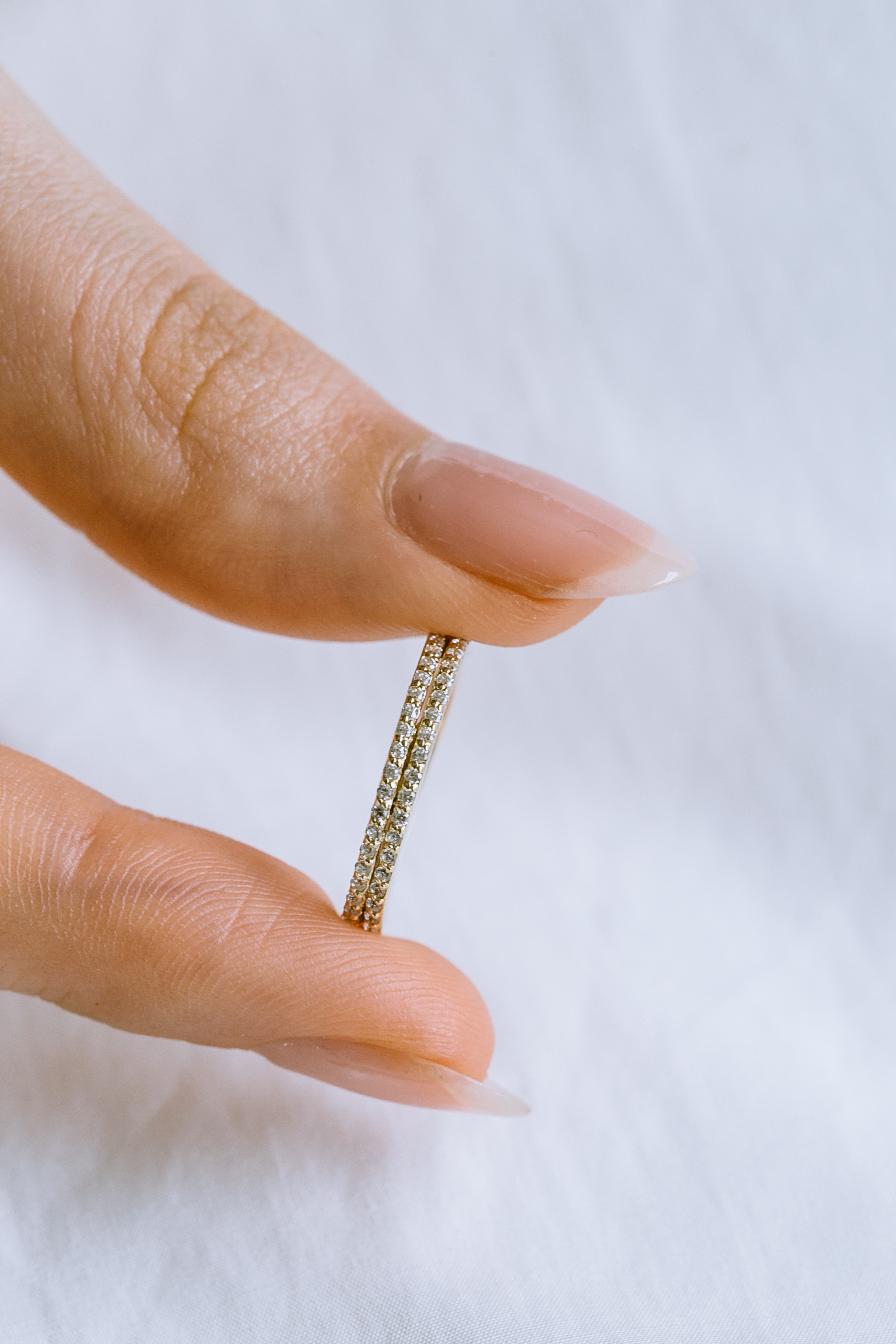 14K金 ゴールド サム ミドル インデックス ファランジ ジュエリ 女子 地金 アニバーサリー ピンキーリング