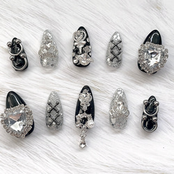 品番：G02》地雷系/サブカル系【ネイルチップ】 ネイルチップ（つけ爪