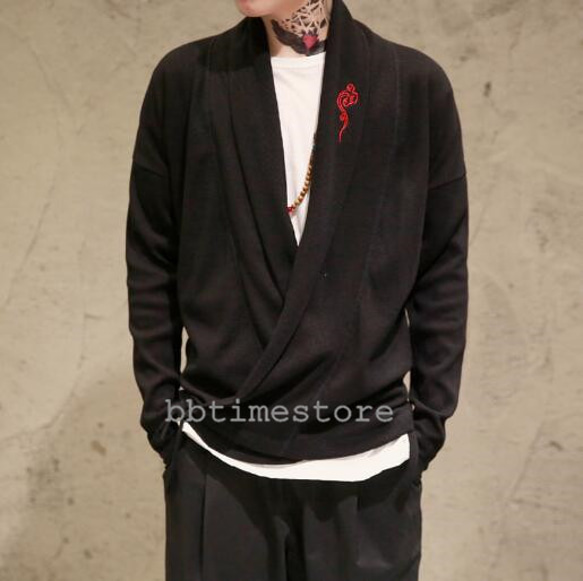 カーディガン メンズ 羽織メンズ 長袖 和服 甚平風 浴衣 和風