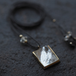 apophyllite brass necklace (ukigumo) 5枚目の画像