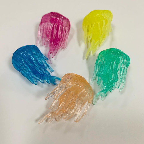 光るクラゲセット 黄緑