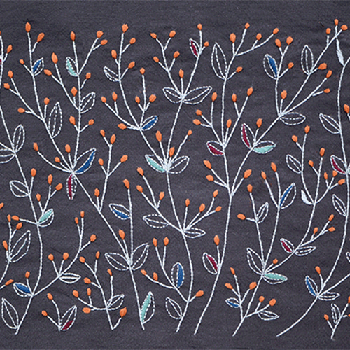綿麻 ブックカバー 刺繍制作キット キット AMBER 通販 14402944
