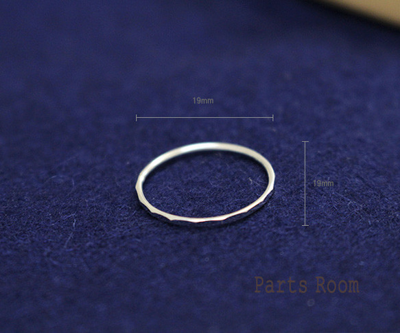 [1 件] 側切分層戒指 [銀 925] -mt-3742-12 第3張的照片
