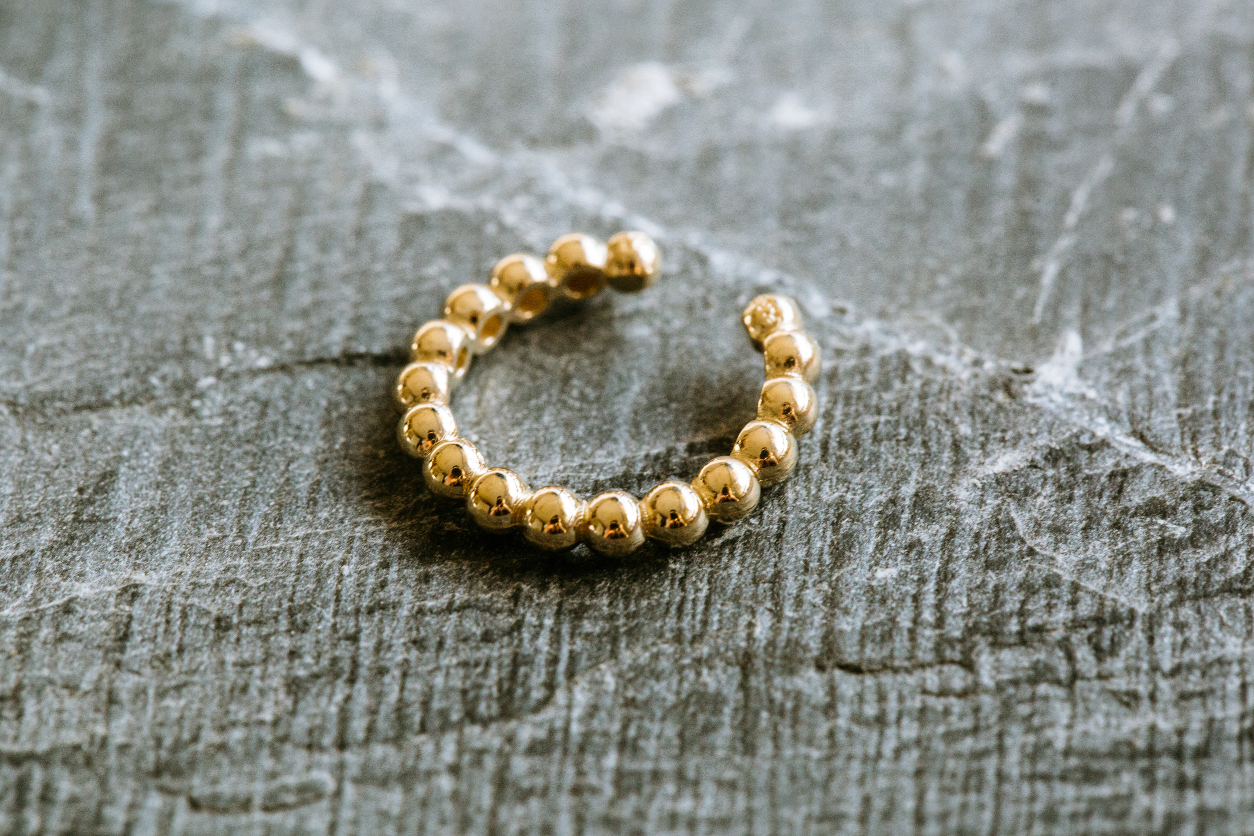 14K金 ゴールド ヘリックス 軟骨  アウター インナーコンク イヤリング イヤーカフ